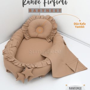 Babynest, Bebek Pikesi - Kahve Fırfırlı