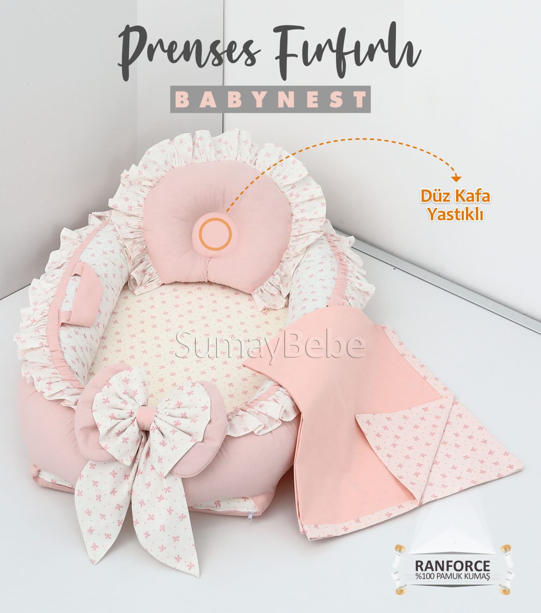 Babynest, Bebek Pikesi - Prenses Fırfırlı