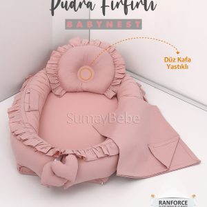 Babynest, Bebek Pikesi - Pudra Fırfırlı