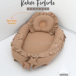 Babynest - Kahve Fırfırlı