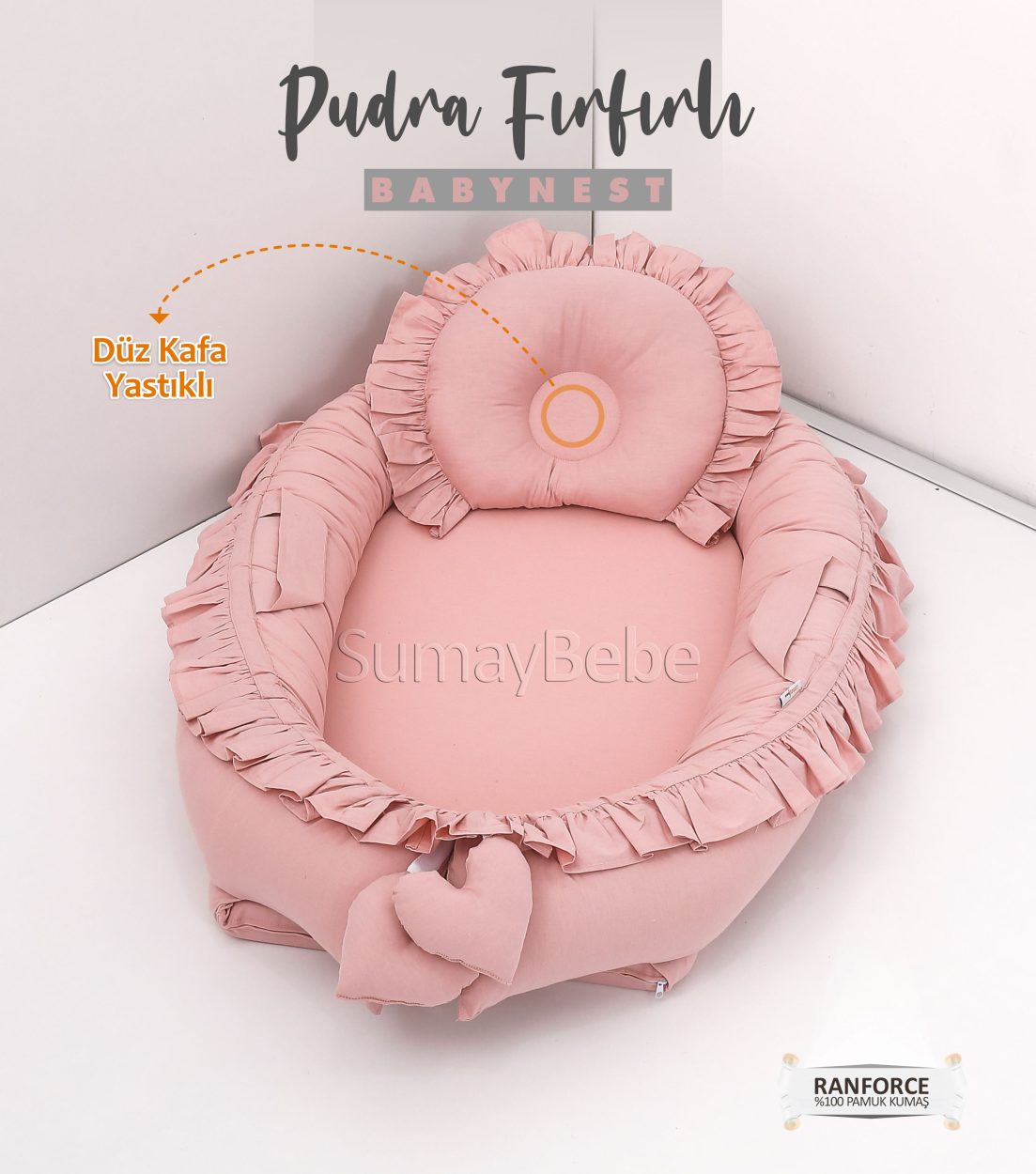 Babynest - Pudra Fırfırlı