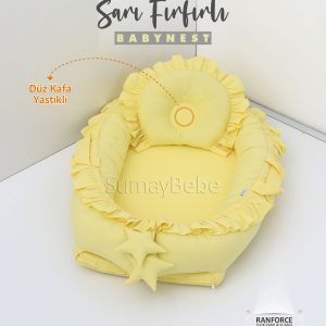 Babynest - Sarı Fırfırlı