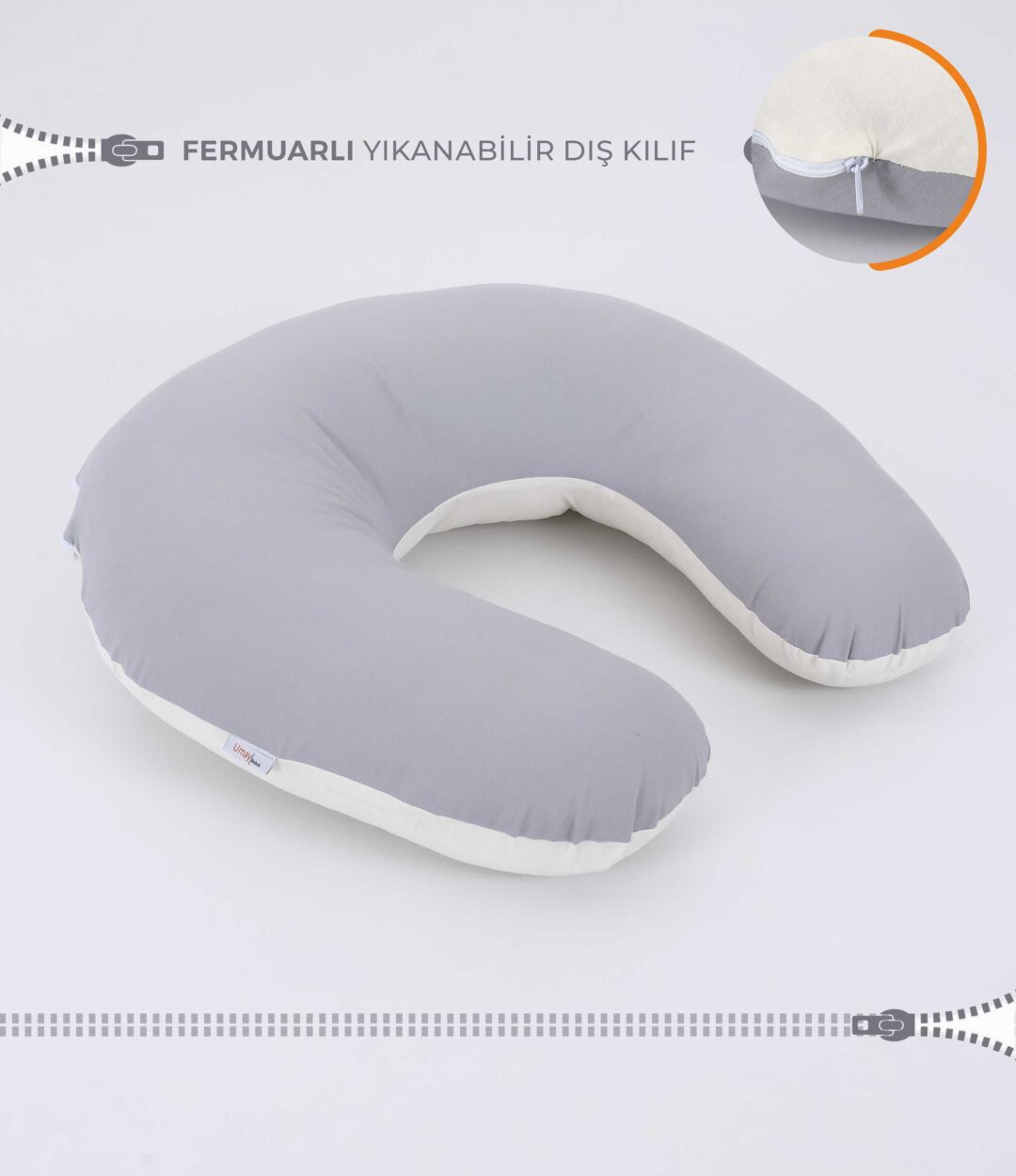 Gri krem Emzirme Yastığı